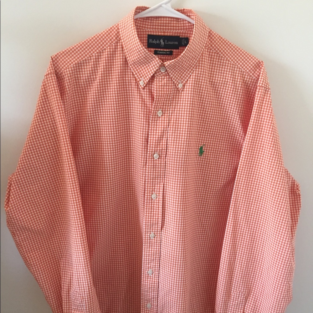 Orange Polo Ralph Lauren Button Down